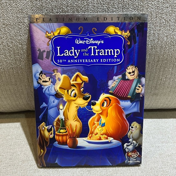 Lady & The Tramp 50th Anniversary Edition 2 Disc Dvd Platinum Edition - Picture 6 of 7